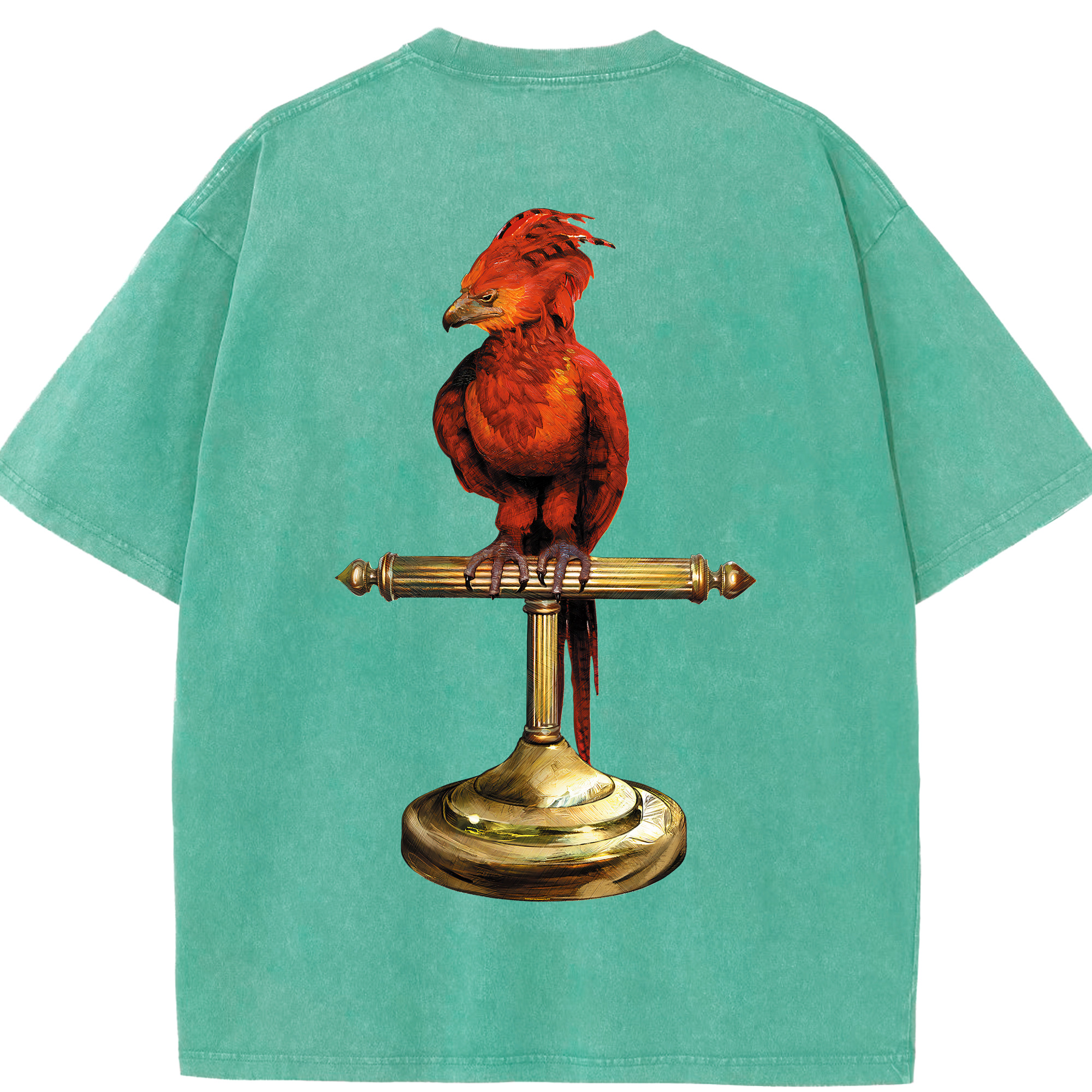 （画像用） Harry Potter ハリー・ポッターシリーズ 綿100% ヴィンテージ風 半袖Tシャツ（背面プリント）